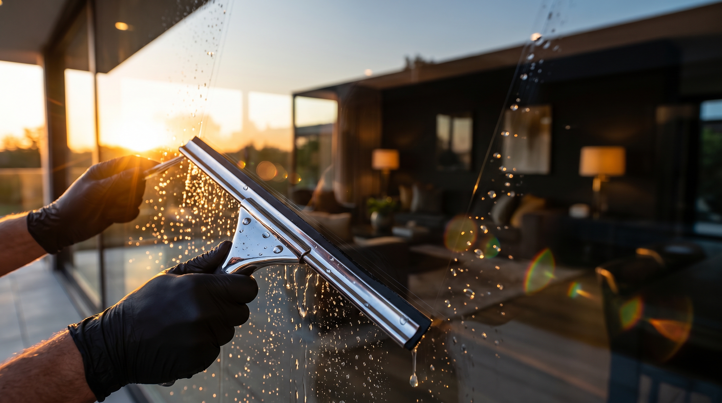 Window cleaning service exterior residential
